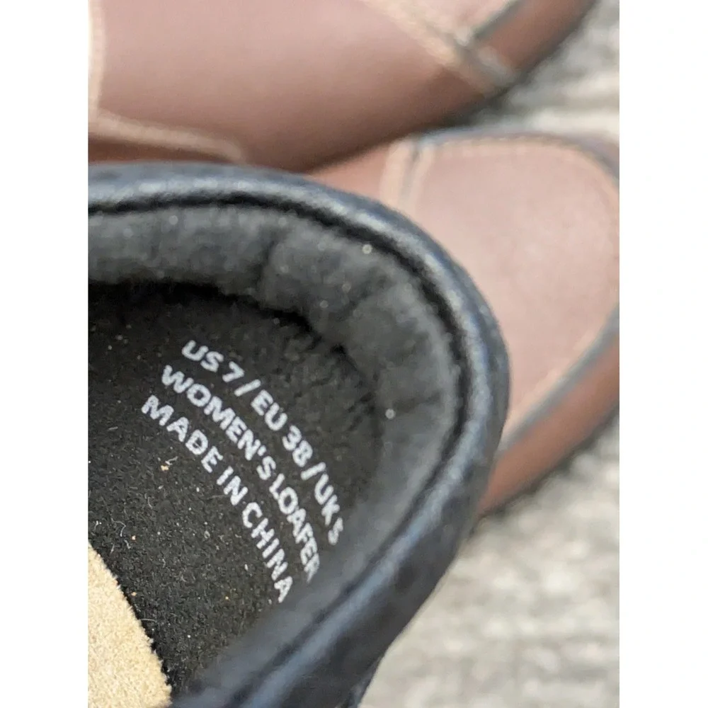 NWOT Terrikat Loafers Bundle Women's 7 Black and Brown Leather Slip On‎